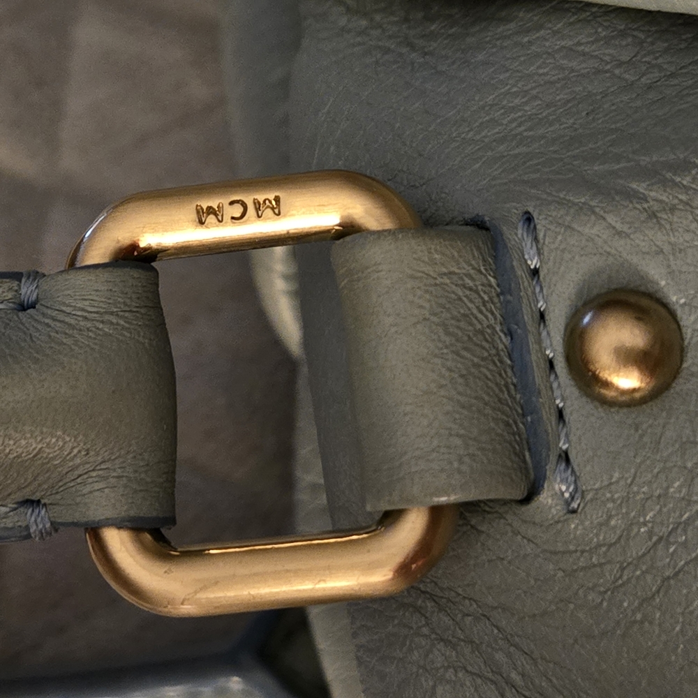 MCM Blue Leather Women's Bag - Picture 2 of 14